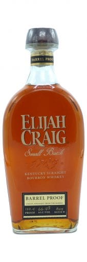 Elijah Craig Bourbon Whiskey 12 Year Old, Barrel Proof, Batch #C921, 120.2 Proof 750ml
