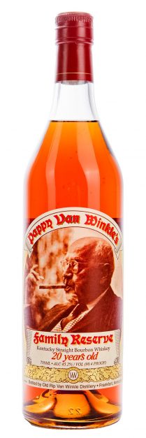 2015 Old Rip Van Winkle Bourbon Whiskey Pappy Van Winkle 20 Year Old, Family Reserve 750ml