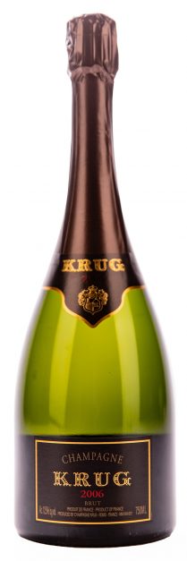 1 bottle of fine and rare champagne. 2006 Krug Vintage Champagne 750ml