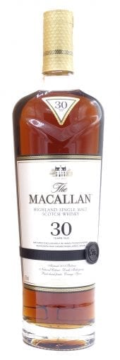 Macallan Single Malt Scotch Whisky 30 Year Old, Sherry Oak 750ml