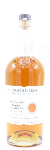 Leopold Brothers Rye Whiskey Three Chamber, Collectors Edition 750ml