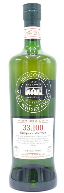 Scotch Malt Whisky Society Scotch Whisky 7 Year Old, Elastoplast And Lavender, Single Cask #33.100, 121.4 Proof 750ml
