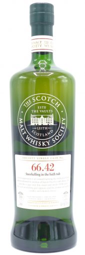 2002 Scotch Malt Whisky Society Single Malt Scotch Whisky 10 Year Old, Snorkeling in the Bath Tub, Cask #66.42, 109.0 Proof 750ml
