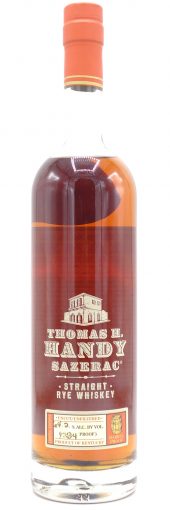 2013 Sazerac Rye Whiskey Thomas H. Handy, 128.4 Proof 750ml