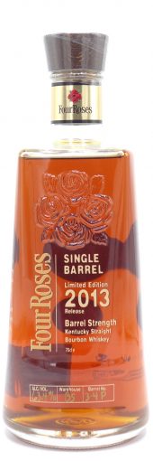 2013 Four Roses Kentucky Straight Bourbon Whiskey 13 Year Old Limited Edition, Warehouse #BS, Single Barrel #3-4P, 126.8 Proof 700ml