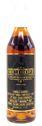 Mic Drop Straight Bourbon Whiskey 13 Year Old 750ml
