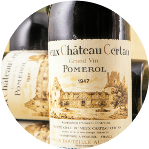 Vieux Chateau Certan Grand Vin Pomerol 1947 Bottle