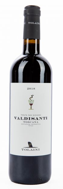 1 bottle of fine and rare wine. 2018 Tolaini Toscana Rosso Valdisanti 750ml