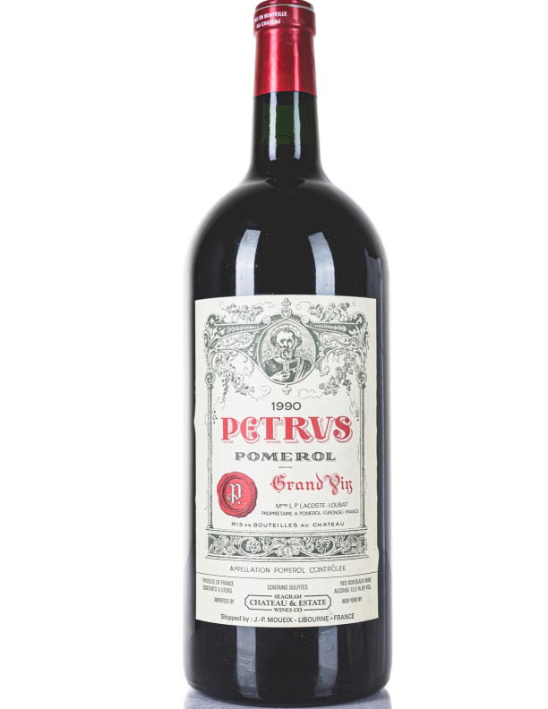 1 Jeroboam of fine and rare wine 1990 Petrus Pomerol