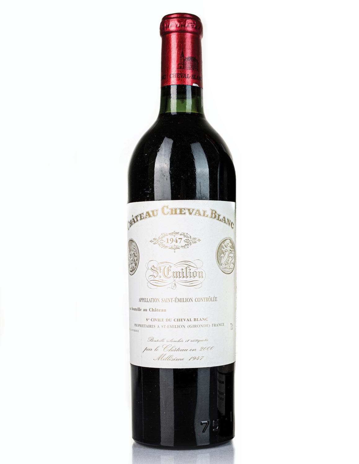 Lot 218: 1 bottle of 1947 St. Emilion Chateau Cheval Blanc