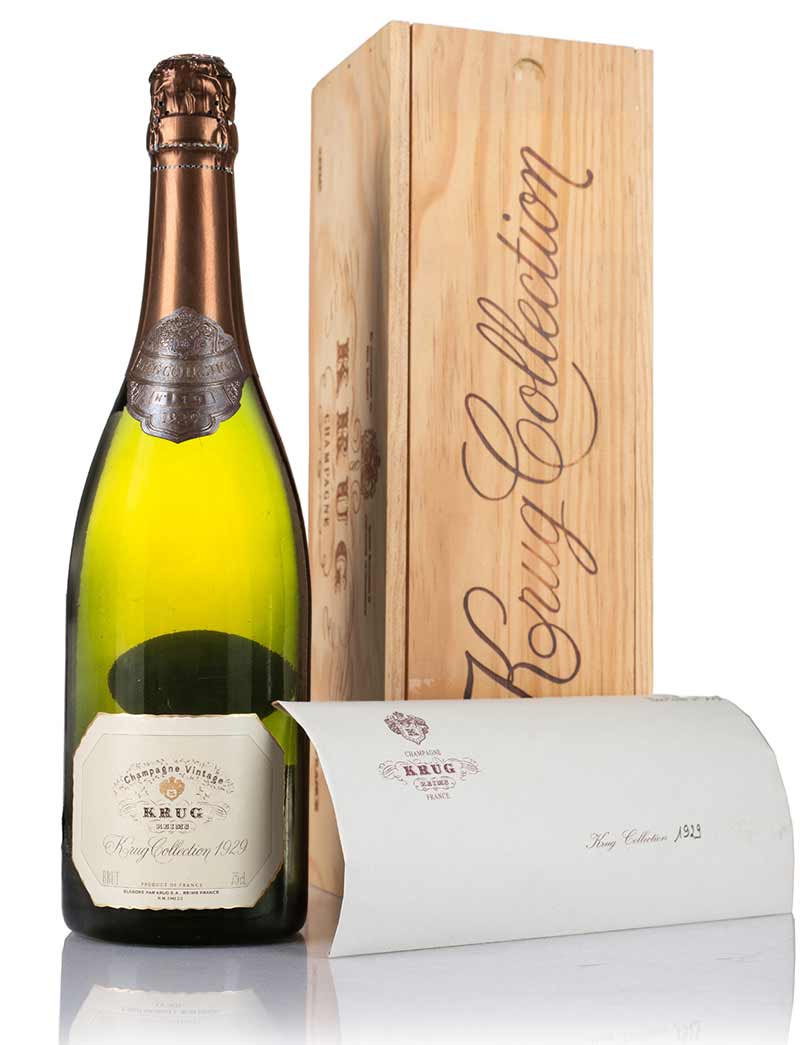 Lot 532: 1 bottle 1929 Krug Collection in OWC