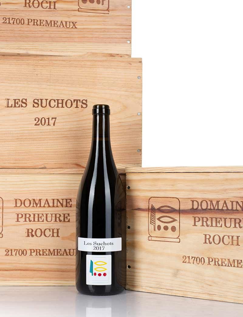 Lots 269-270: 12 bottles each 2017 Prieure-Roch Vosne Romanee Les Suchots in OWC
