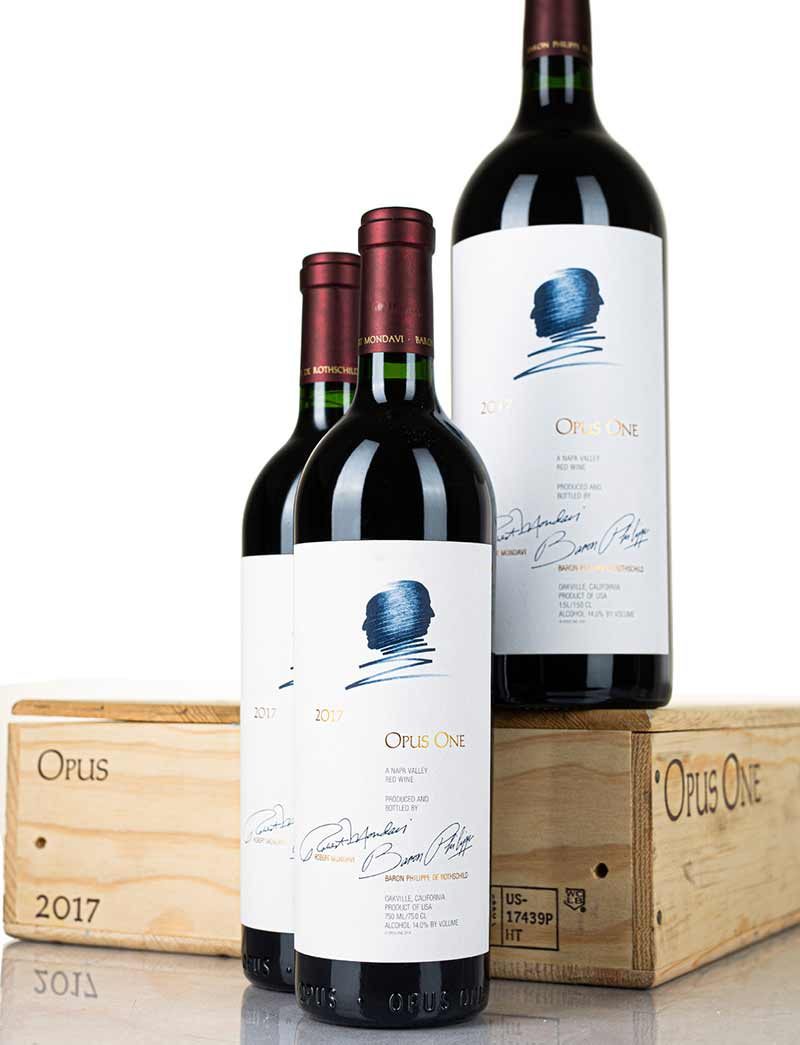 Lot 311: 8 bottles & 1 magnum 2017 Opus One in OWC