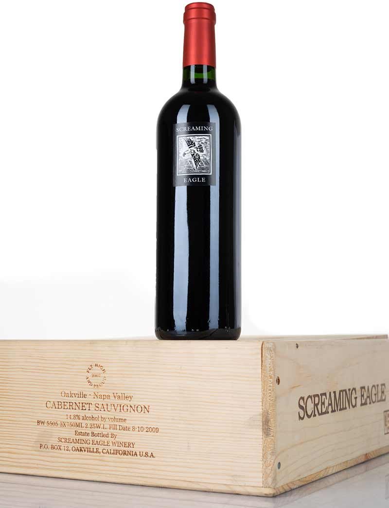 Lot 323: 3 bottles 2007 Screaming Eagle Cabernet Sauvignon in OWC
