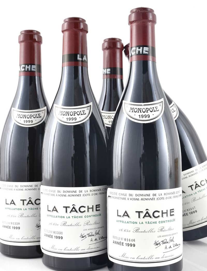 Lot 595: 6 bottles
1999 DRC La Tache