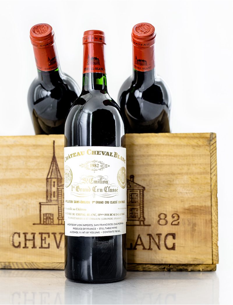 Lot 8: 12 bottles 1982 Chateau Cheval Blanc in OWC